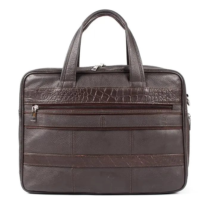 CIMONI® Premium Genuine Leather Laptop Bag Heavy Duty Office Laptop Bag