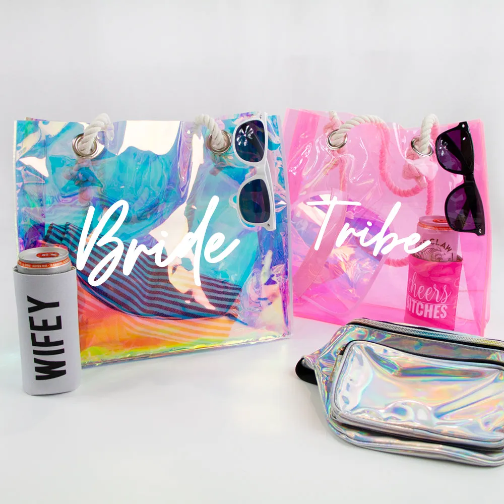 Clear Beach Tote Bag