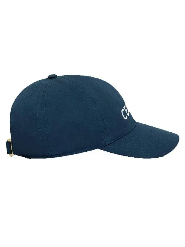 CÉLINE EMBROIDERED LOGO BASEBALL CAP