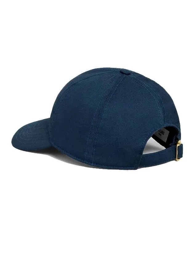 CÉLINE EMBROIDERED LOGO BASEBALL CAP