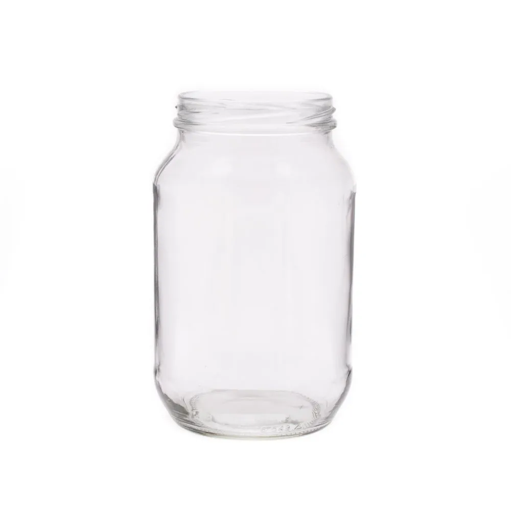 Consol 1L Glass Catering Jar Round with Lid BN0549