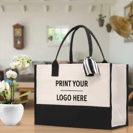 Custom Canvas Tote Bag, Promotional Tote Bag, Print Your Logo, Personalized Tote Bag, Buy Wholesale Bulk Tote Bag