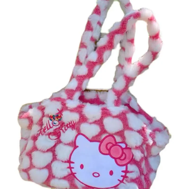 CUTE hello Kitty plush shoulder bag/handbag BY5020