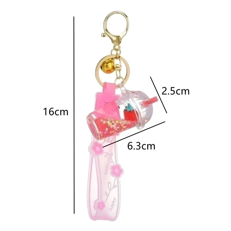 Cute Pentagram Arylic Women's Bag Pendant Keychain