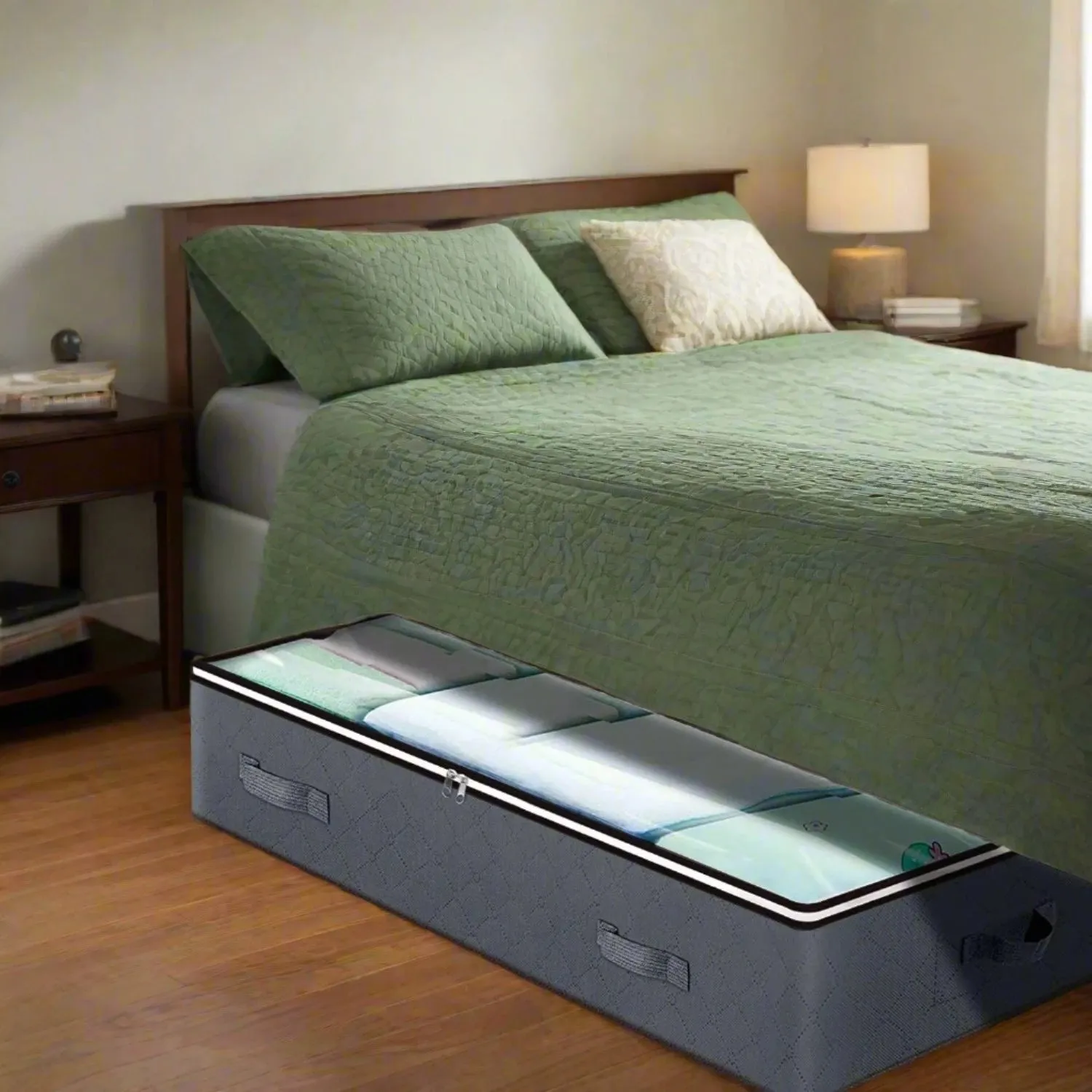 Dust-proof Clothes and Linen, Shelf Closet or Under Bed Storage