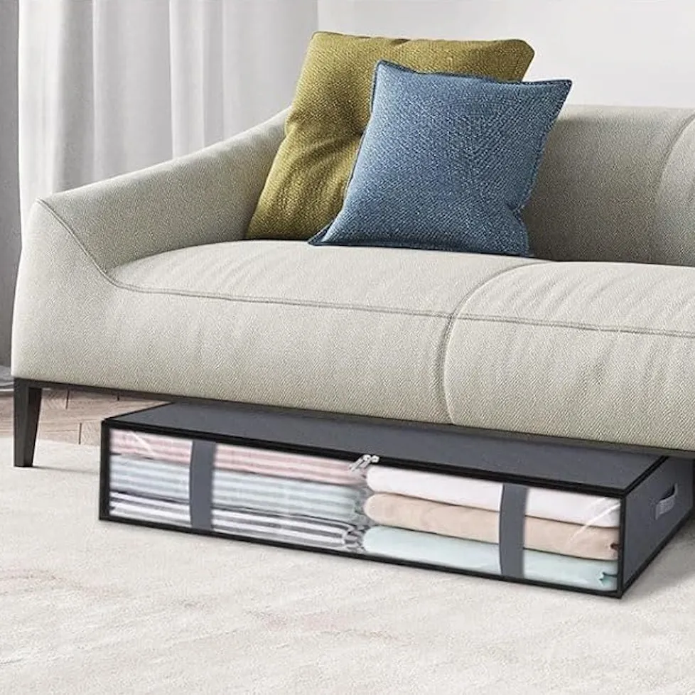 Dust-proof Clothes and Linen, Shelf Closet or Under Bed Storage