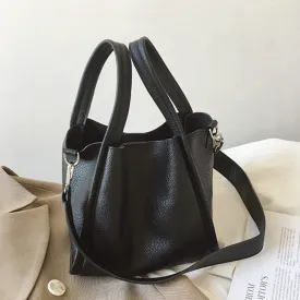 Elena Handbags Ultra Soft Leather Bucket Bag