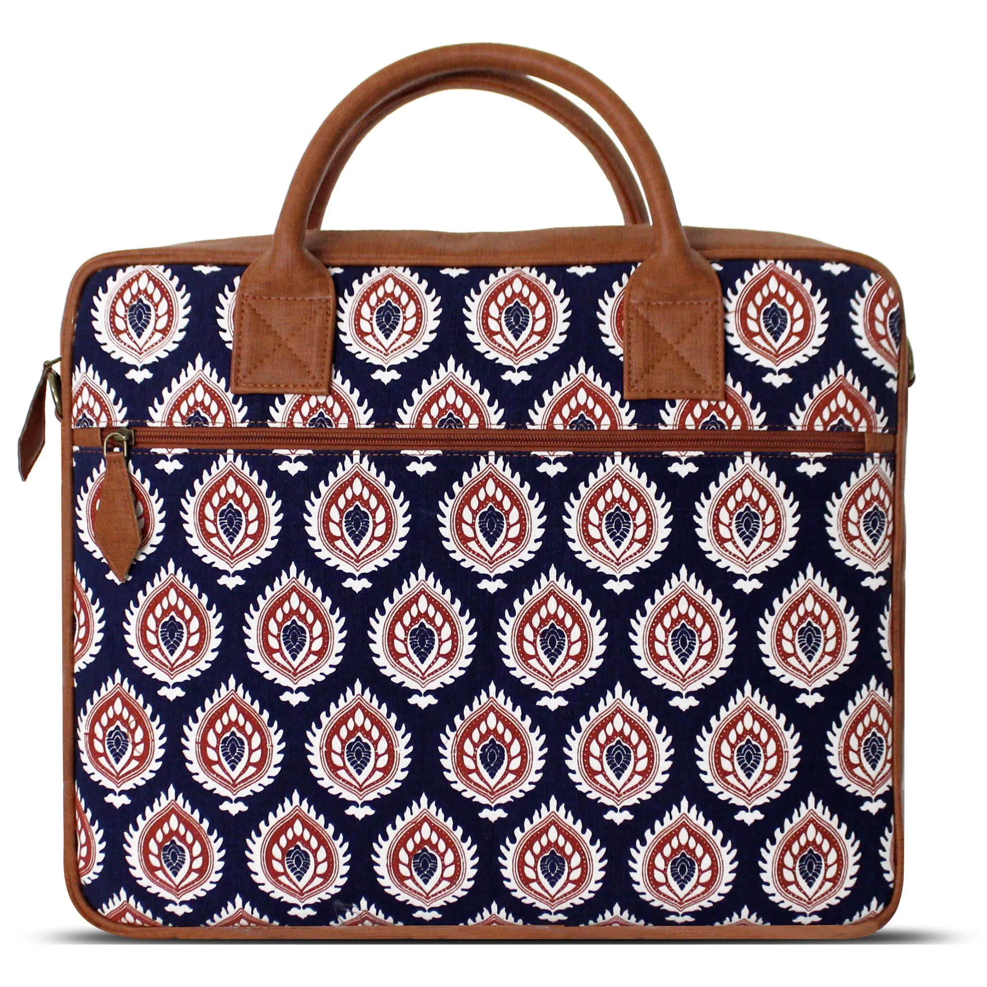 Euphoria Messenger Laptop Bag for Women - Rusty Petals