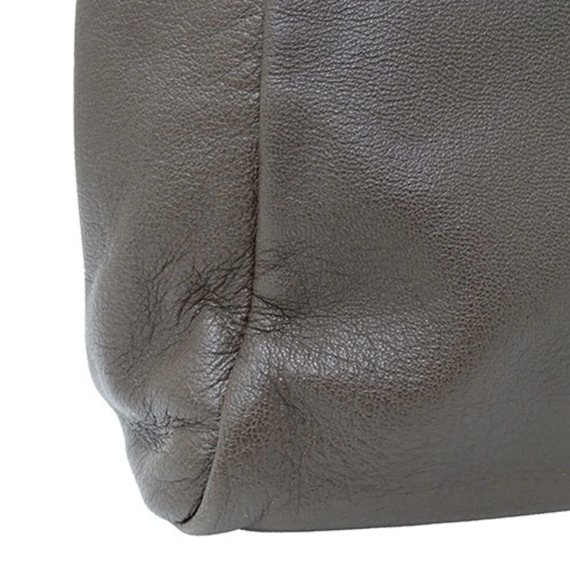 FENDI Bag Women's Handbag Shoulder 2way Leather Peekaboo Large Charcoal Brown 8BN210 Cool