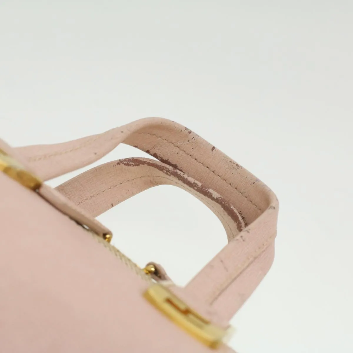 FENDI Hand Bag Leather Canvas 2way Pink  bs3819