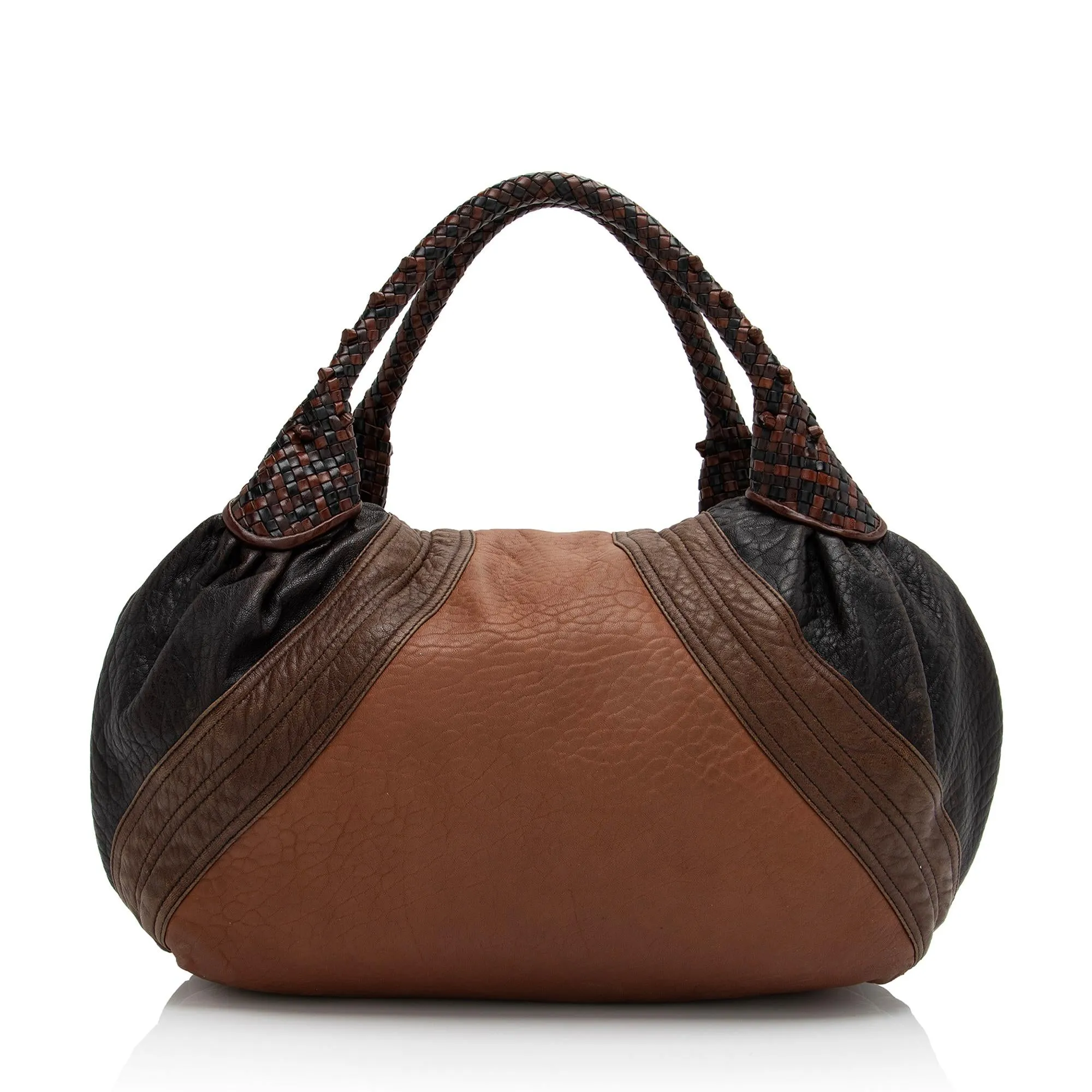 Fendi Leather Spy Satchel (SHF-23172)