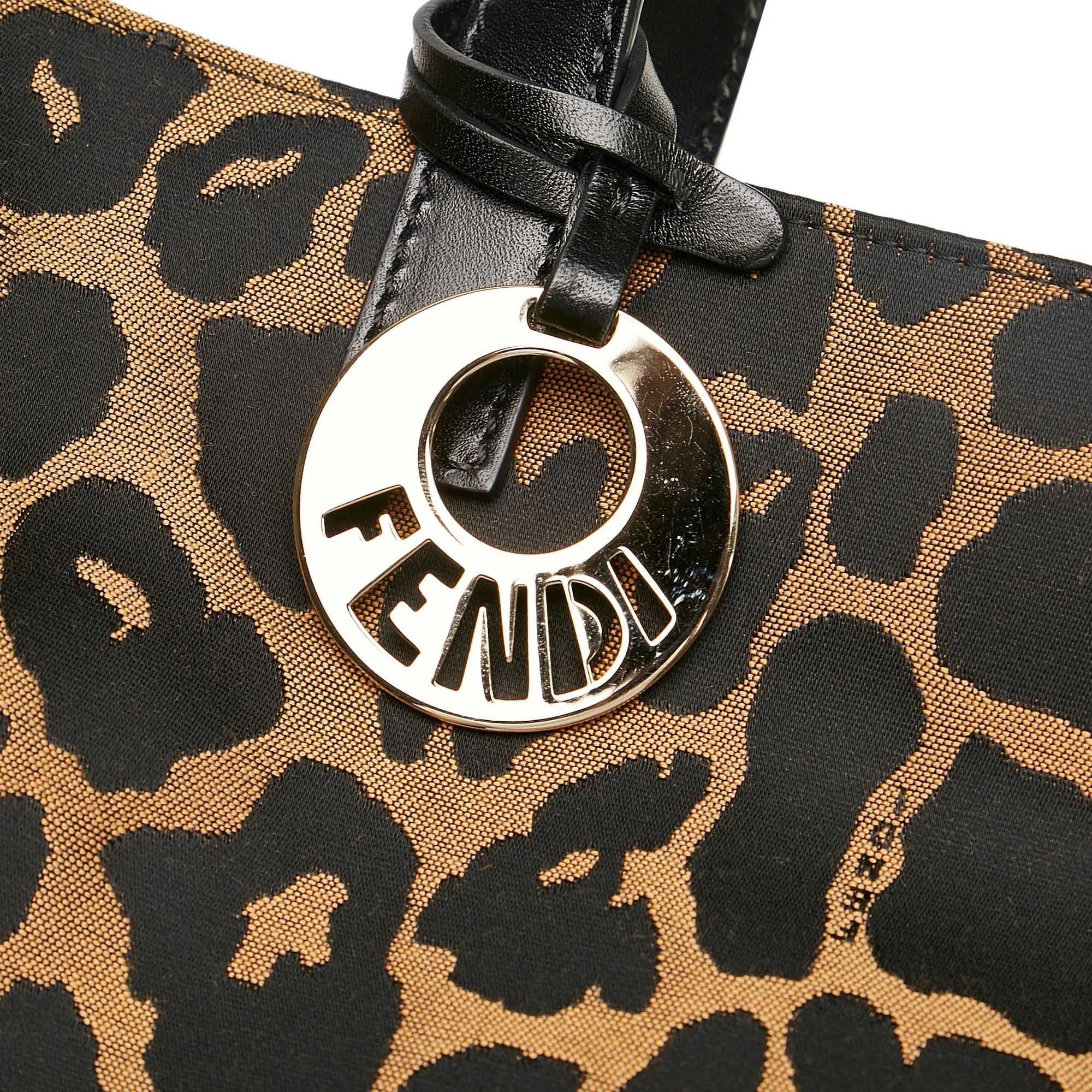 Fendi Leopard Print Nylon Tote Bag (SHG-33837)