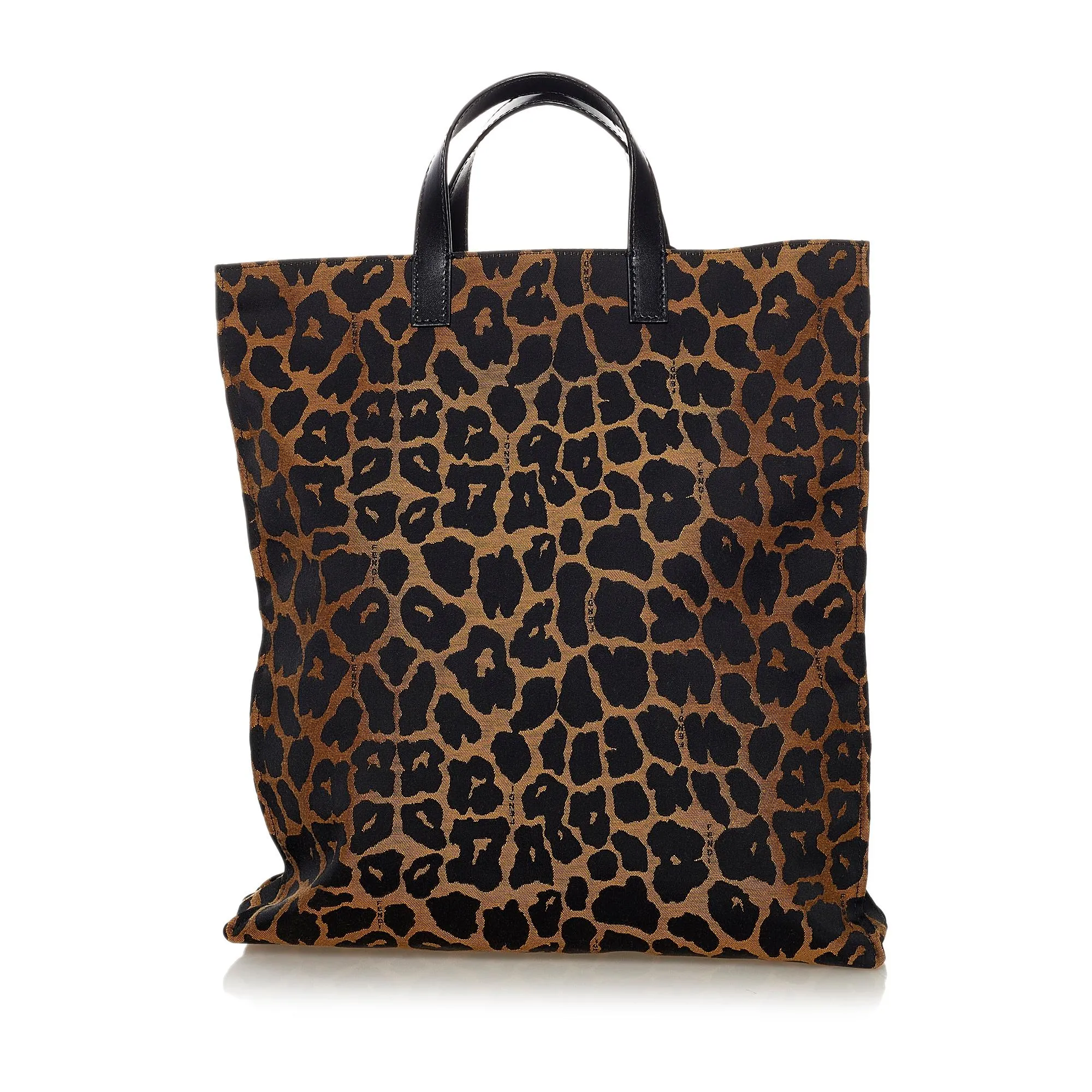 Fendi Leopard Print Nylon Tote Bag (SHG-33837)