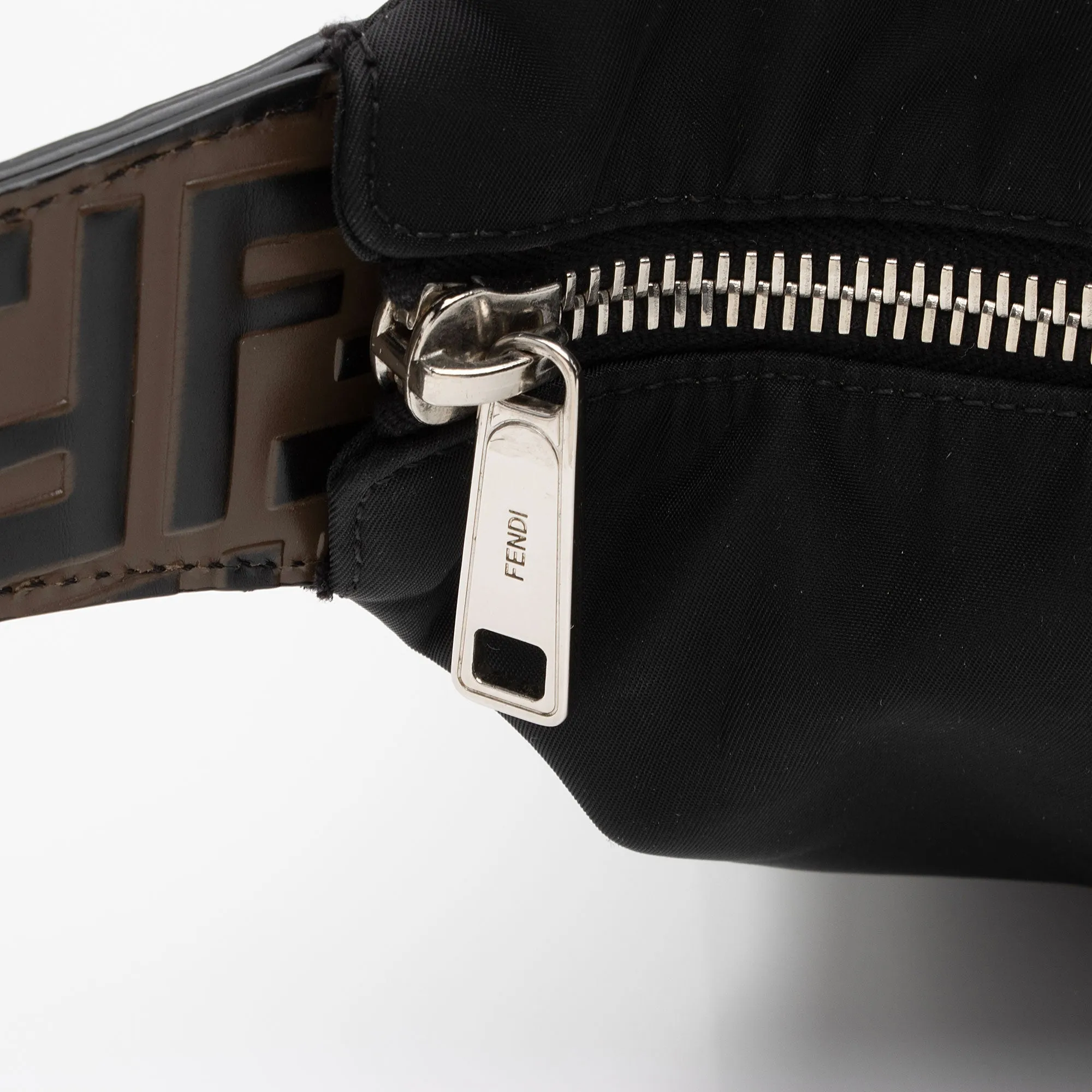 Fendi Nylon FF Embossed Calfskin Santander Backpack (SHF-FMXHgb)