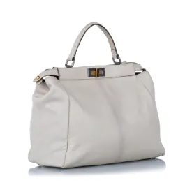 Fendi Peekaboo Leather Satchel (SHG-32335)