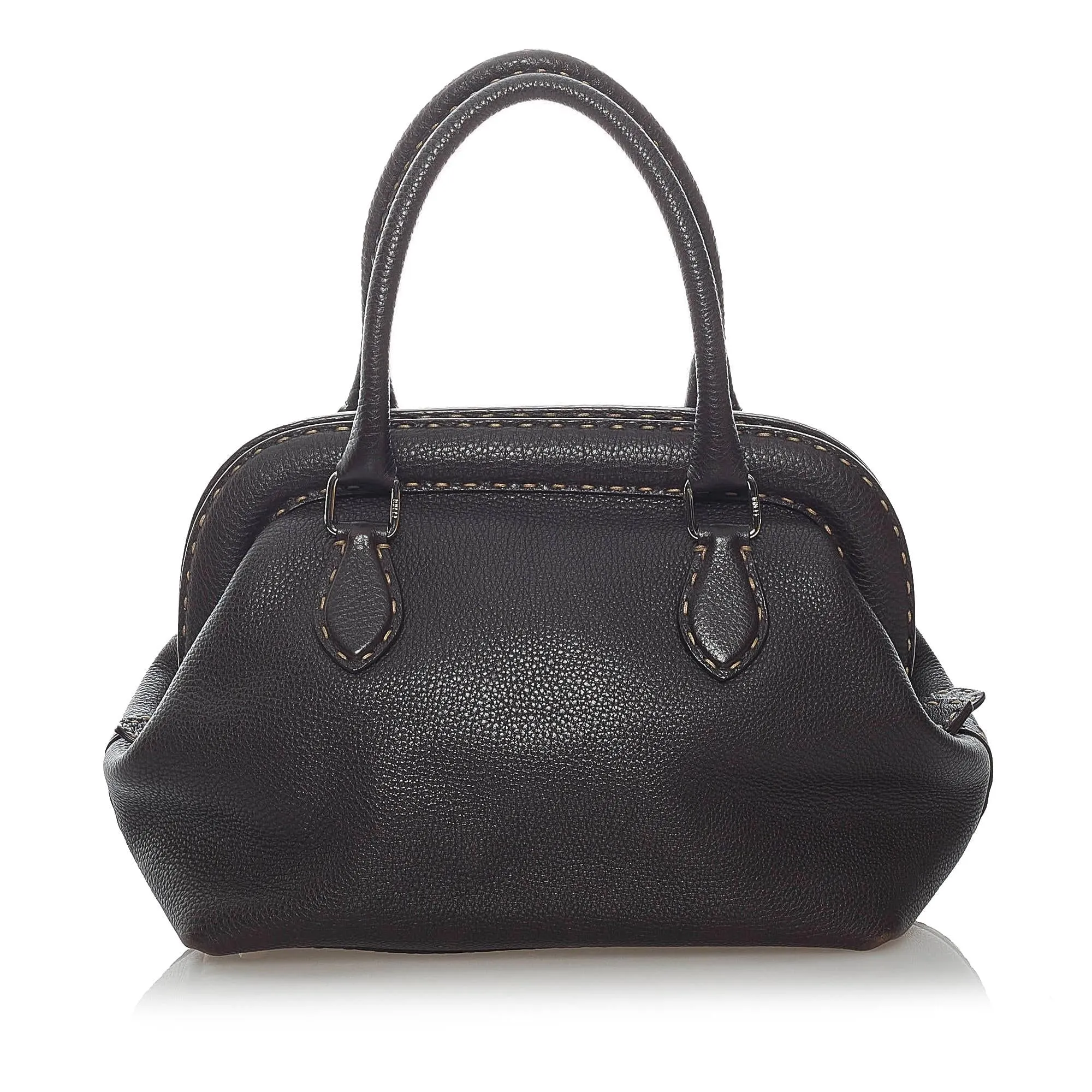 Fendi Selleria Leather Handbag (SHG-37198)
