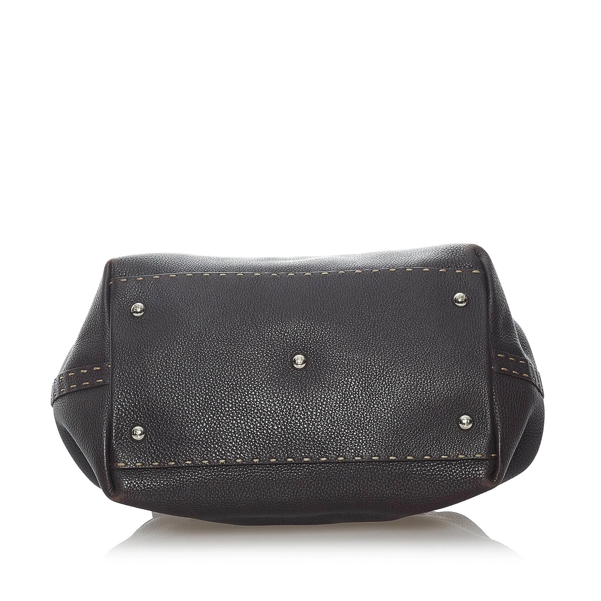 Fendi Selleria Leather Handbag (SHG-37198)
