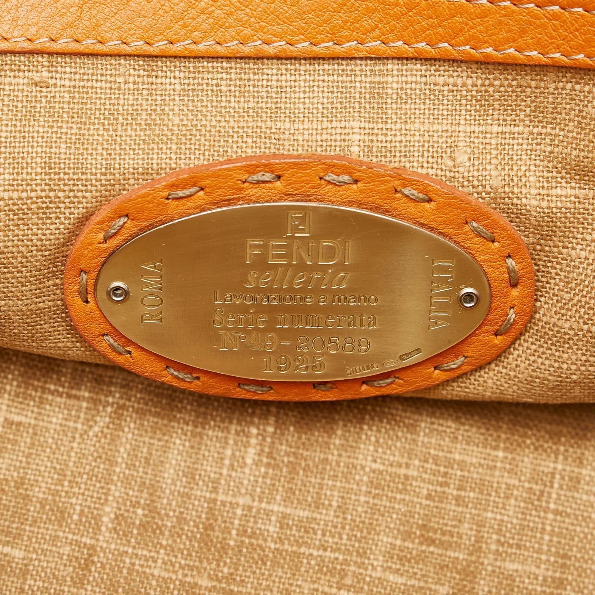 Fendi Selleria Straw Handbag (SHG-25887)