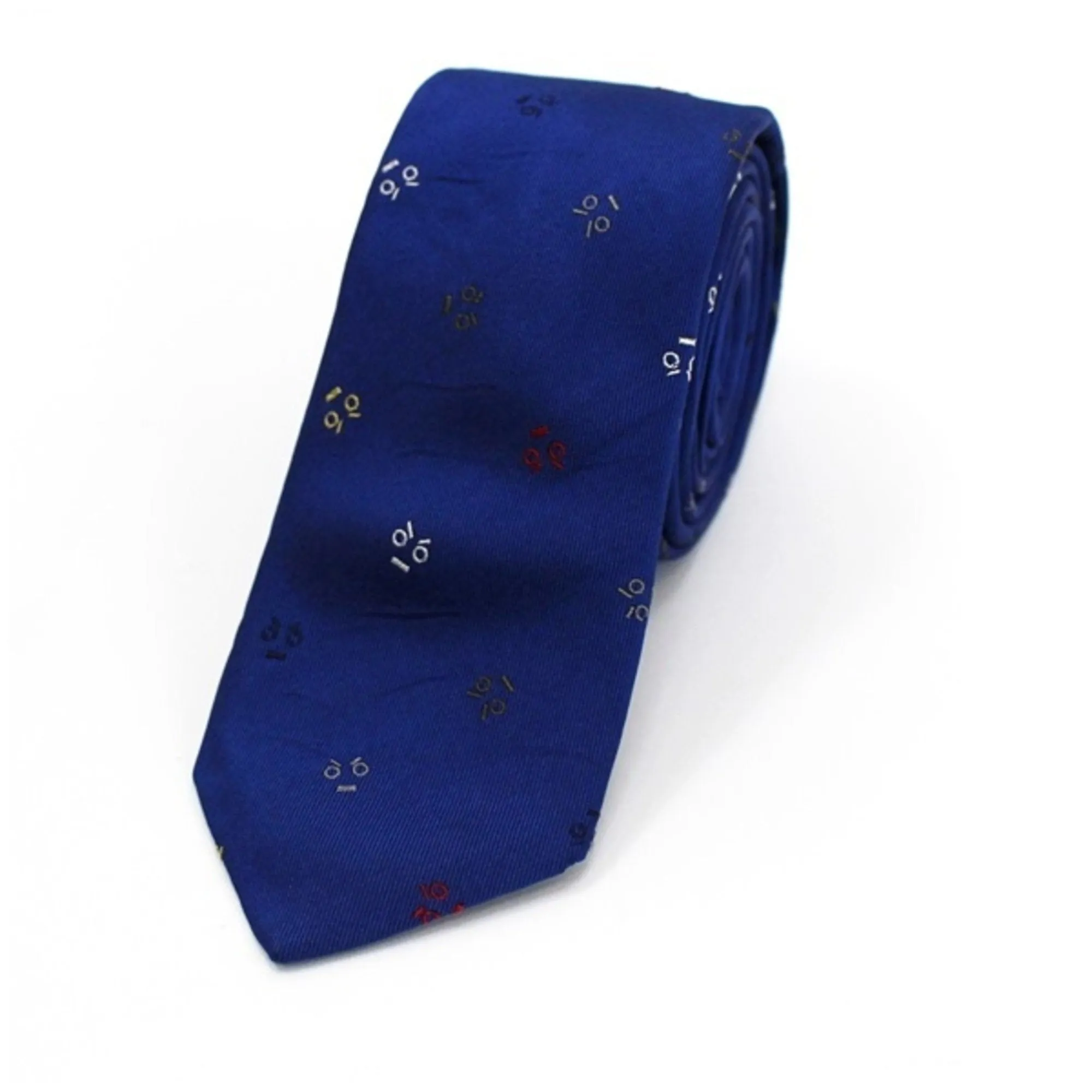 FENDI Silk Necktie Narrow Tie  Men's