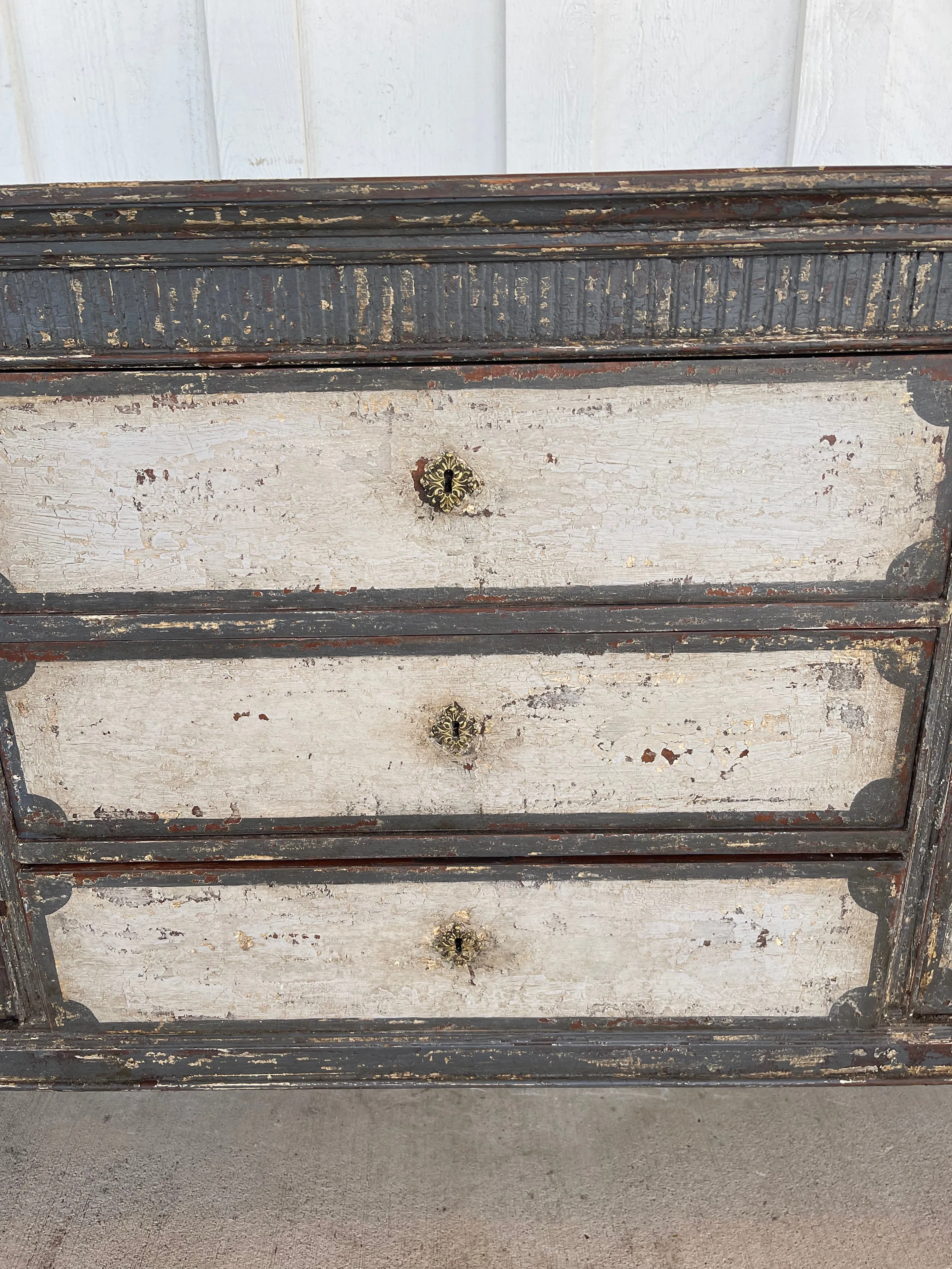 French Painted Side Cabinet 1930