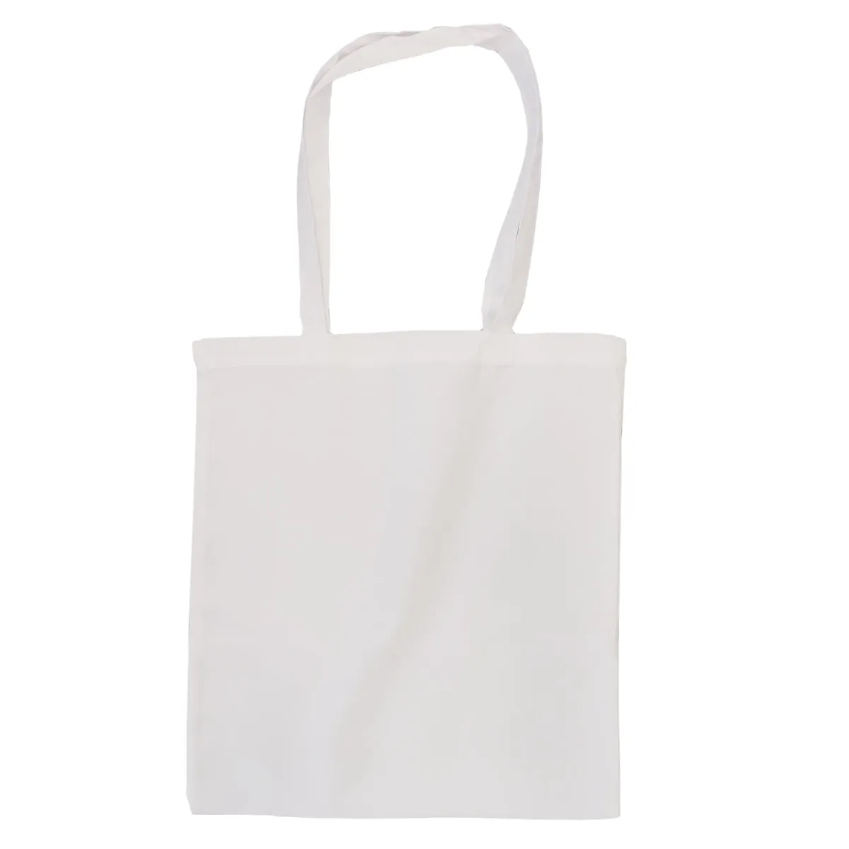 FULL CARTON - 100 x Tote Bags - New York - Canvas White - 38cm x 39cm - Long Handles