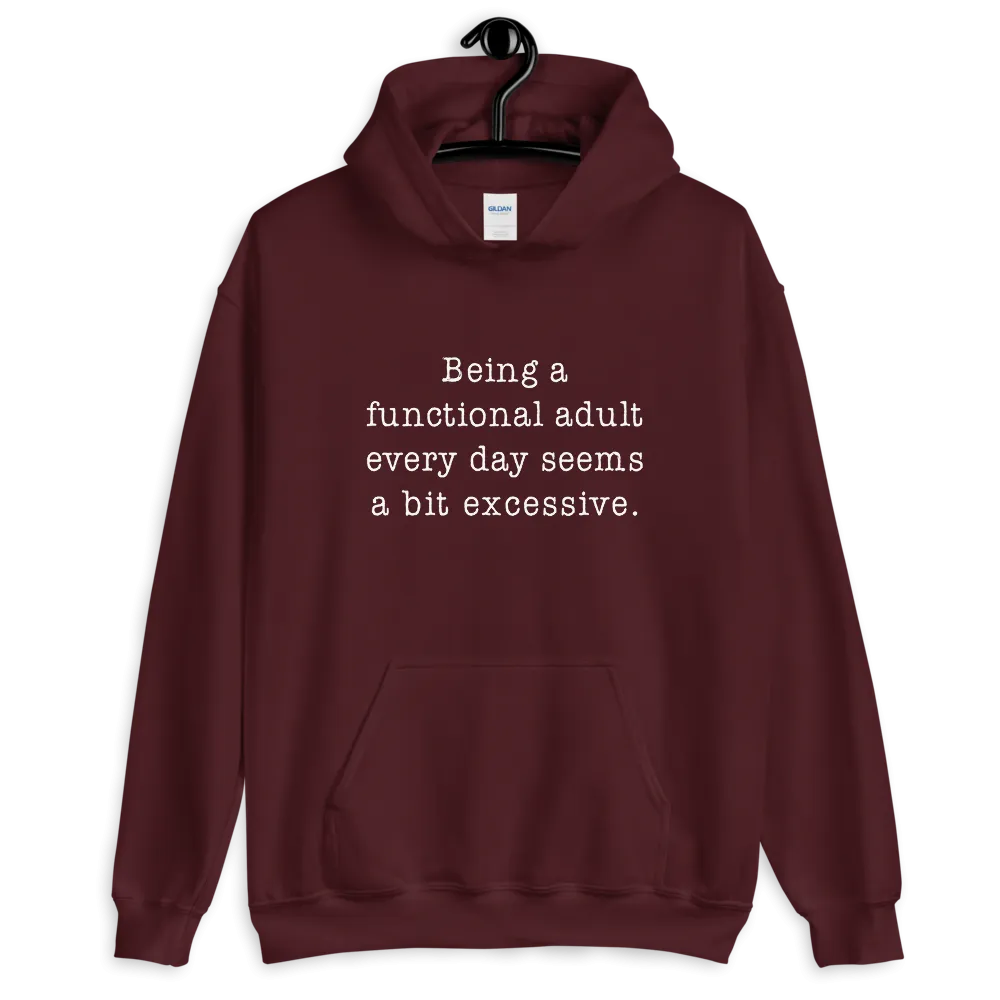 Functional Adult Unisex Hoodie