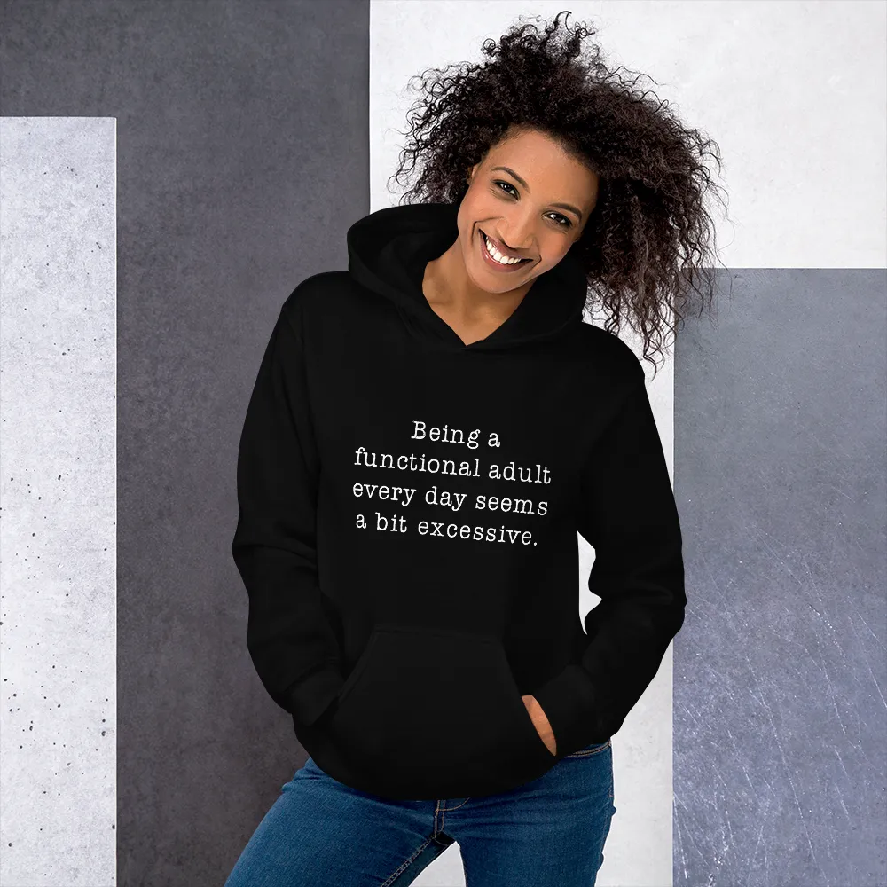 Functional Adult Unisex Hoodie