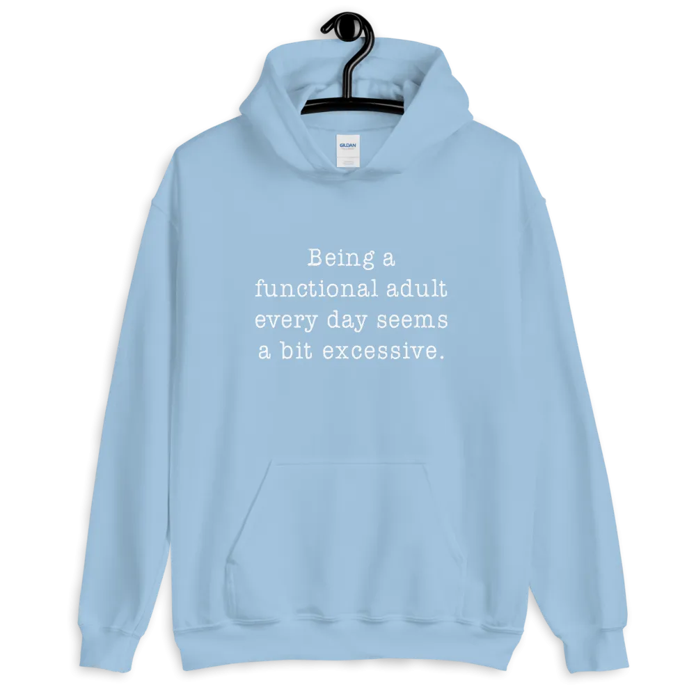 Functional Adult Unisex Hoodie