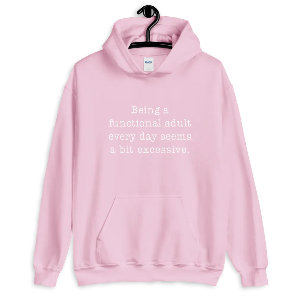 Functional Adult Unisex Hoodie