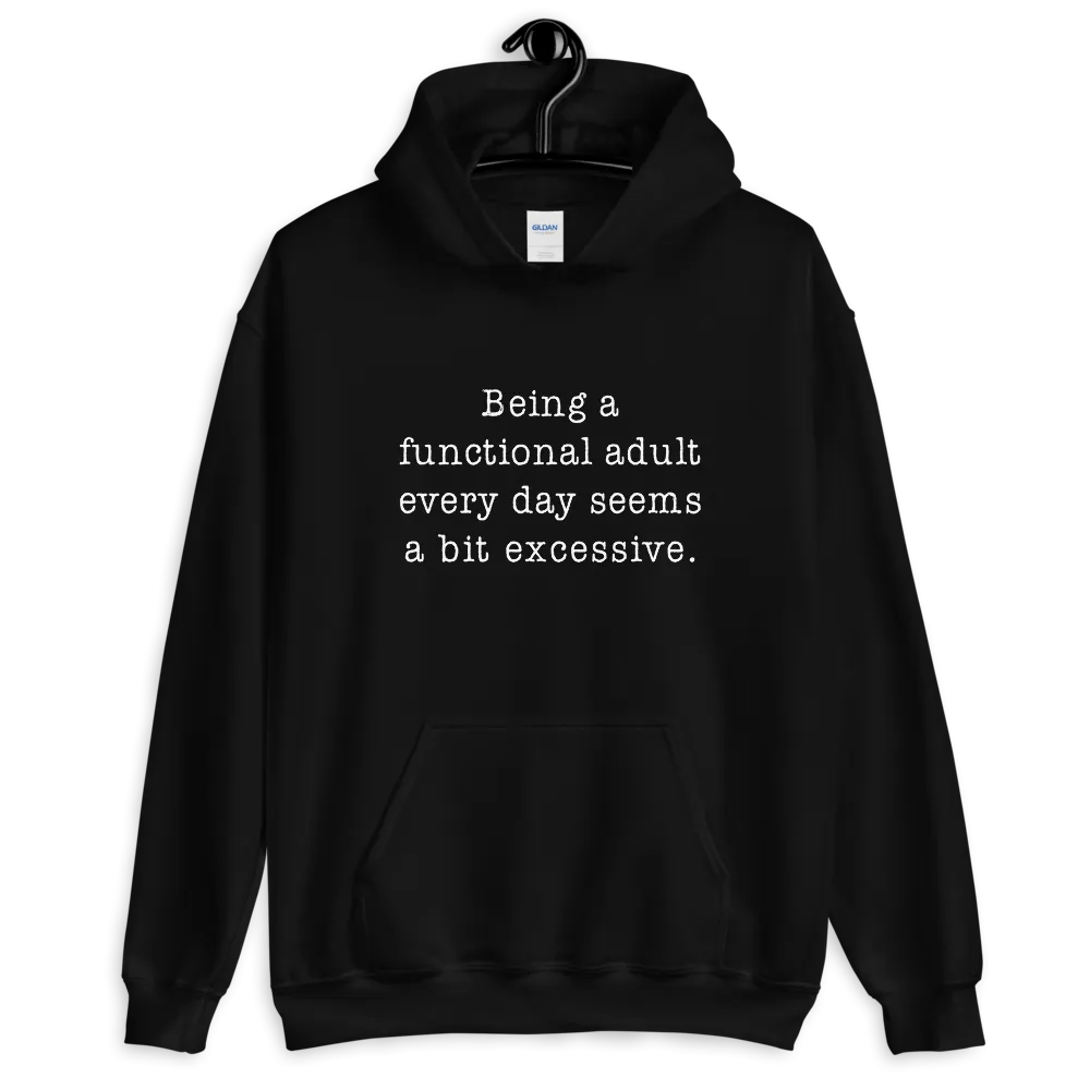 Functional Adult Unisex Hoodie