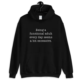 Functional Adult Unisex Hoodie