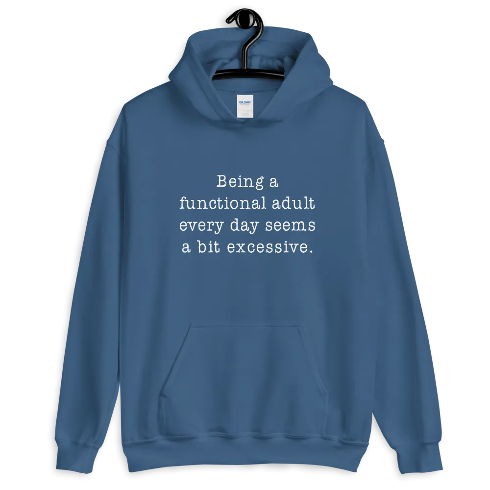 Functional Adult Unisex Hoodie