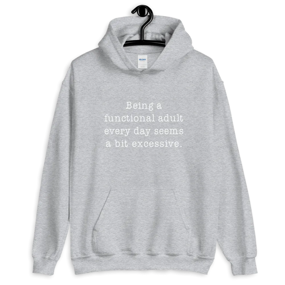 Functional Adult Unisex Hoodie