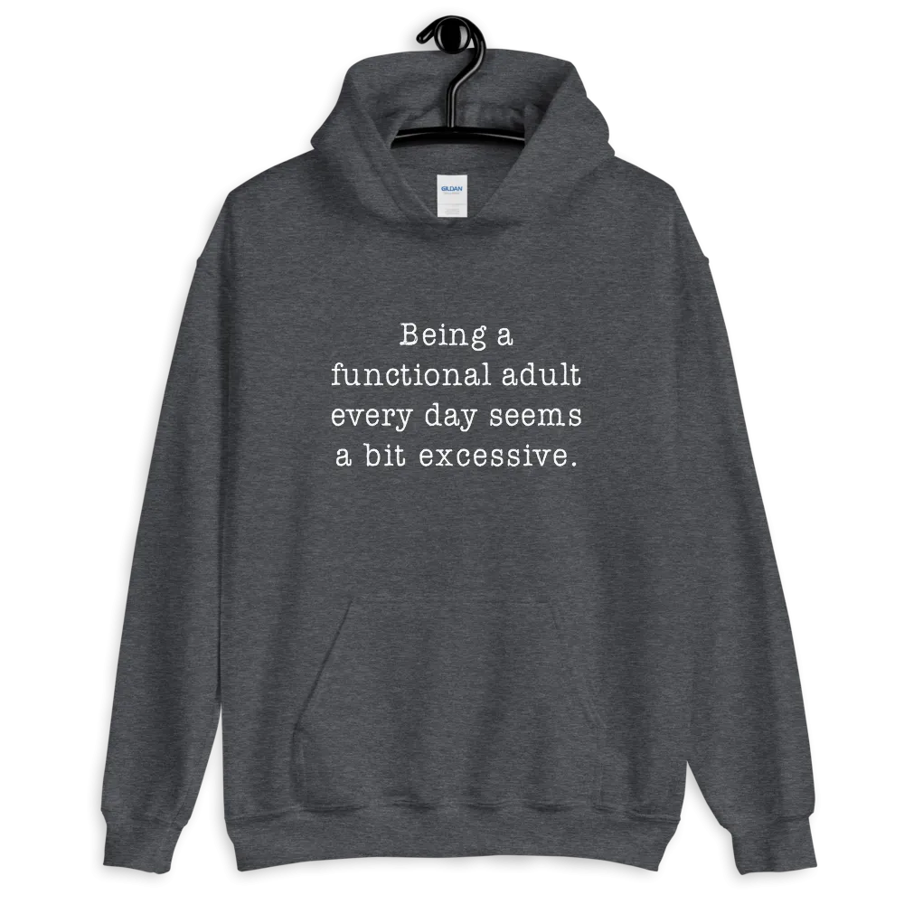 Functional Adult Unisex Hoodie