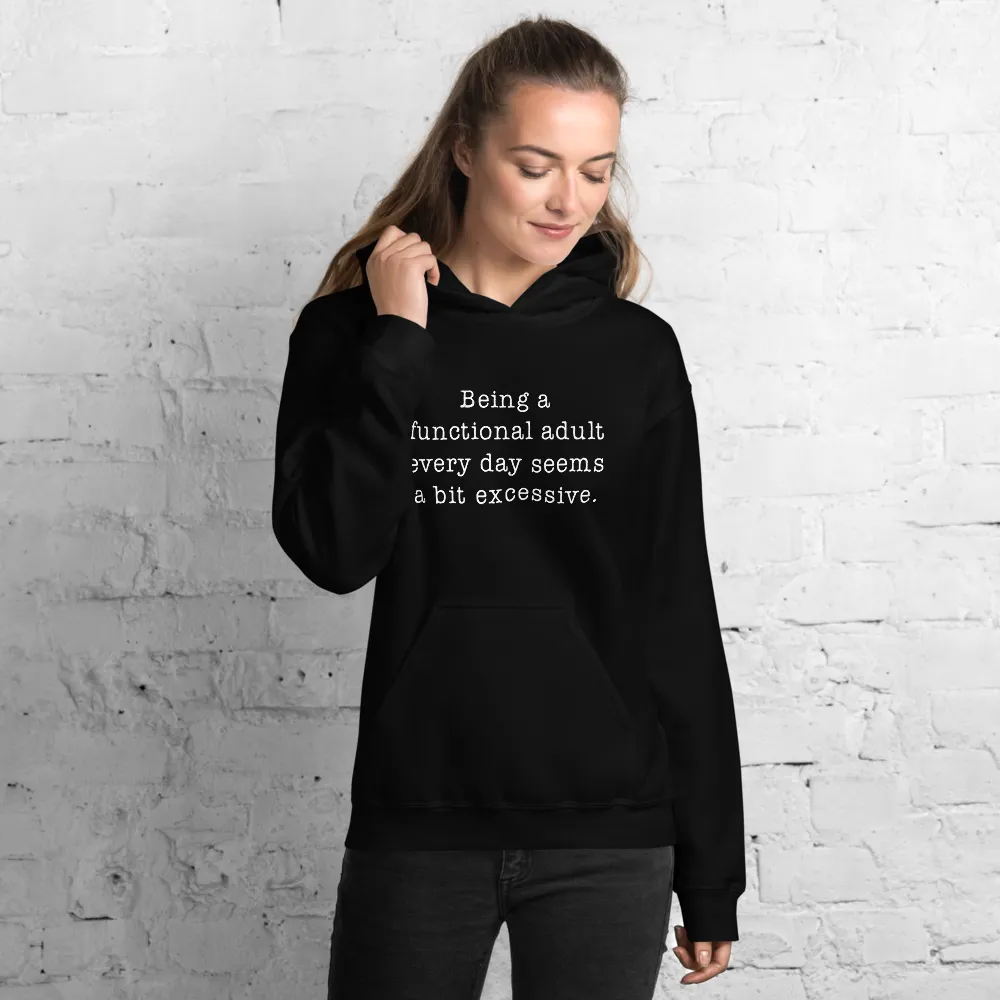 Functional Adult Unisex Hoodie