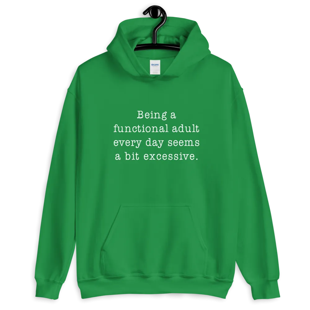 Functional Adult Unisex Hoodie