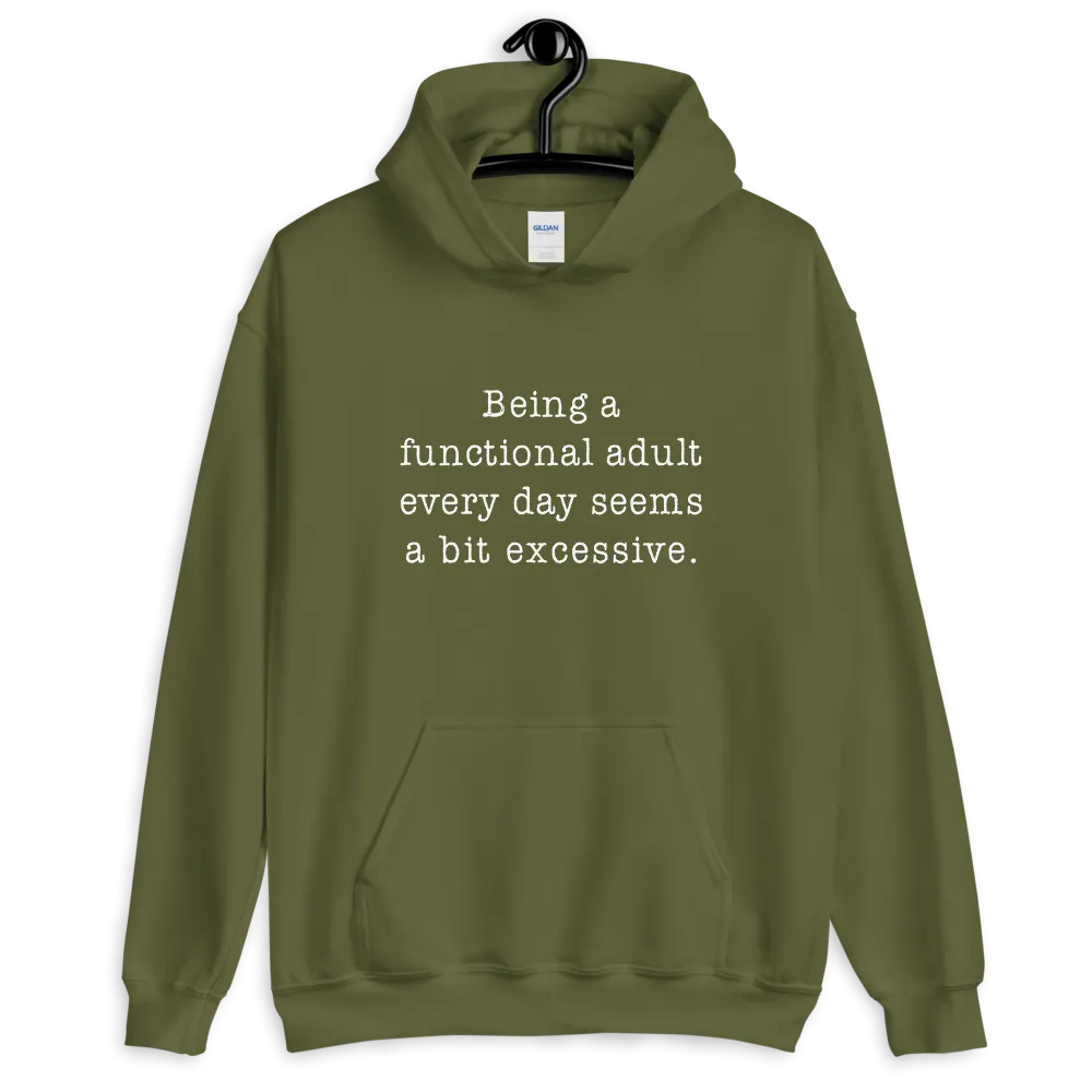 Functional Adult Unisex Hoodie