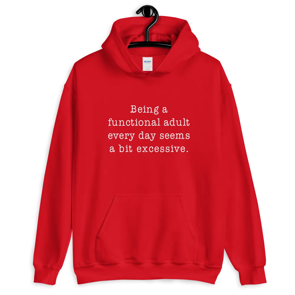 Functional Adult Unisex Hoodie