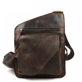 Genuine Leather Casual Messenger Bag
