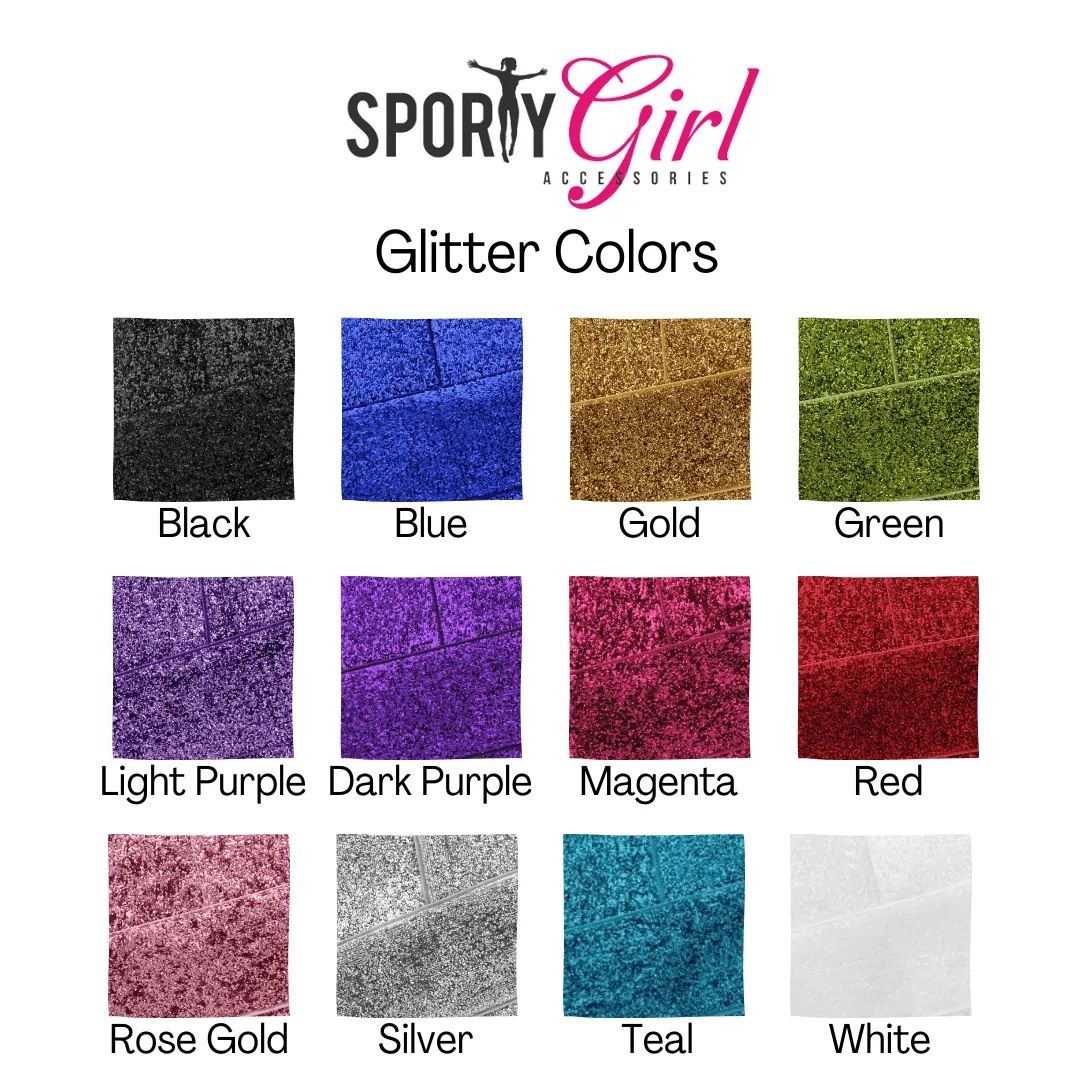 Glitter Personalized Keychain