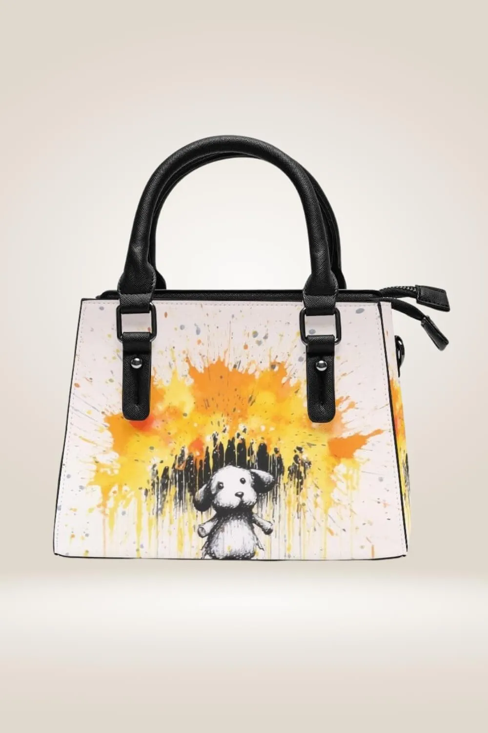 Graffiti Spray Paint Dog Satchel Bag