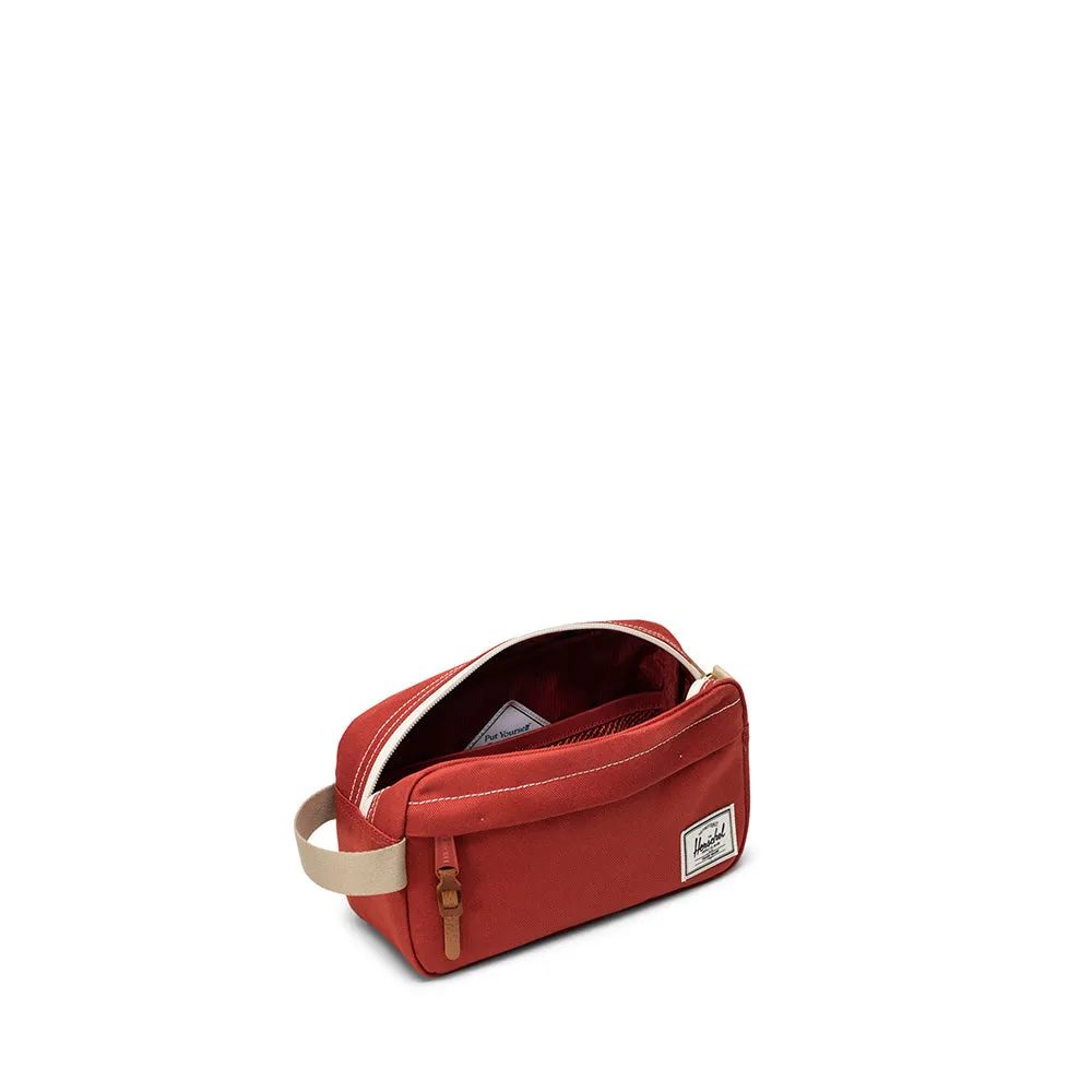 Herschel Chapter Small Travel Kit - 3L - Redochre/Whitestitch