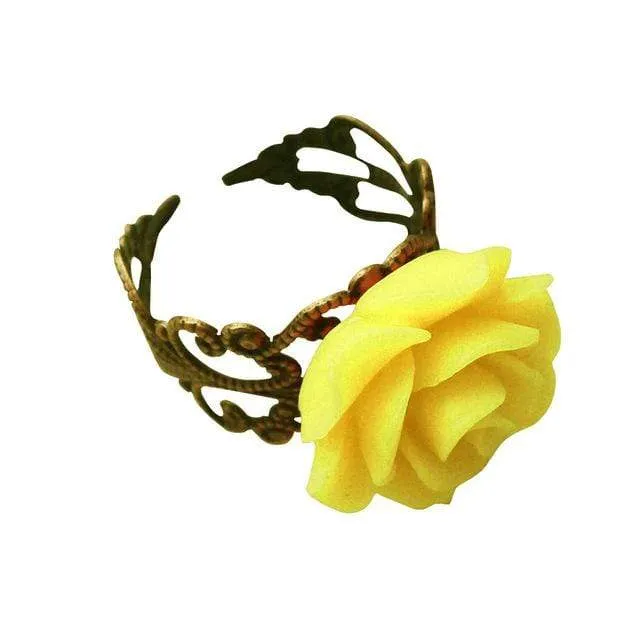 Hollow Out Flower Ring