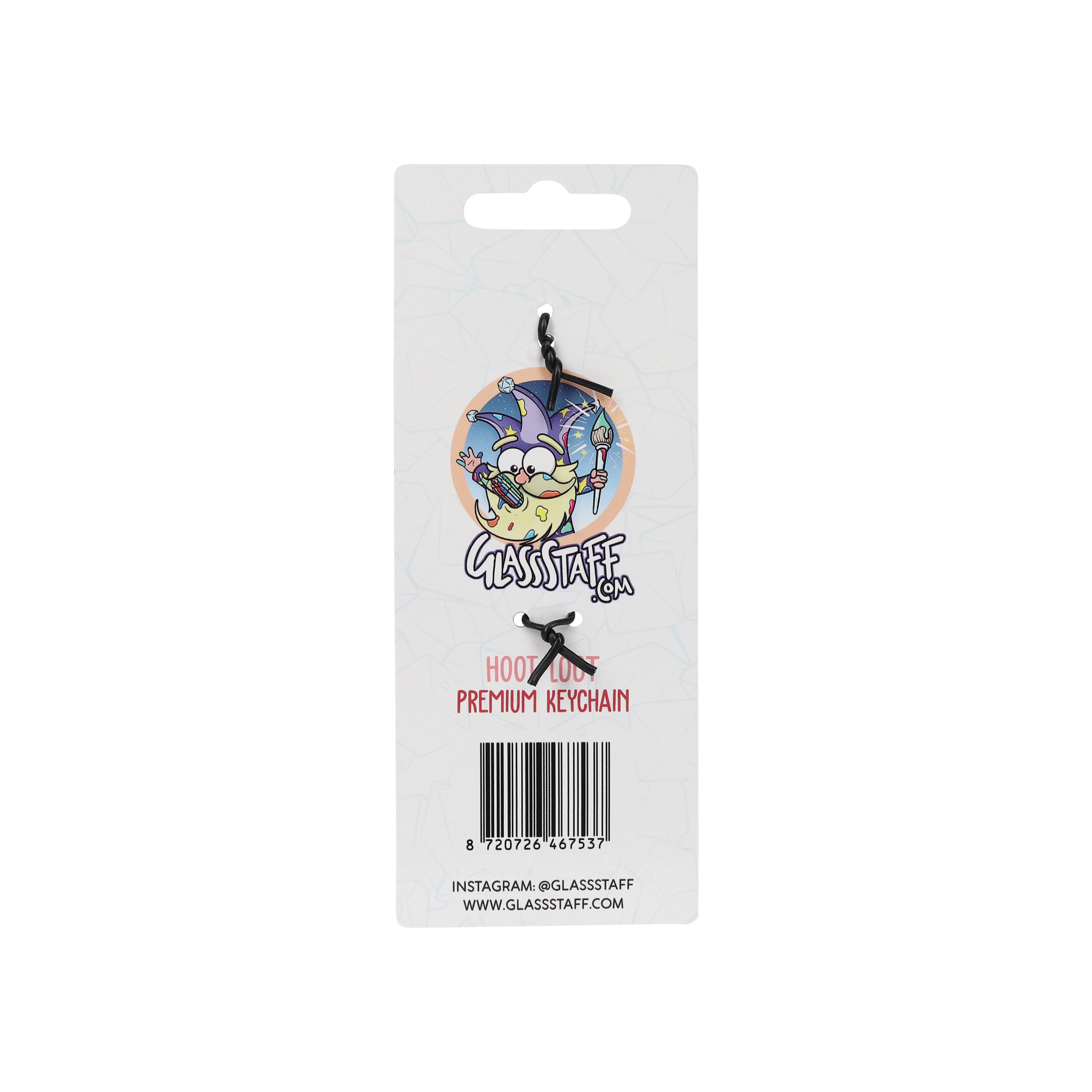 I Don't Give a Hoot Keychain