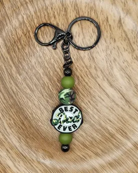Keychain-Best Dad Ever (Camo)