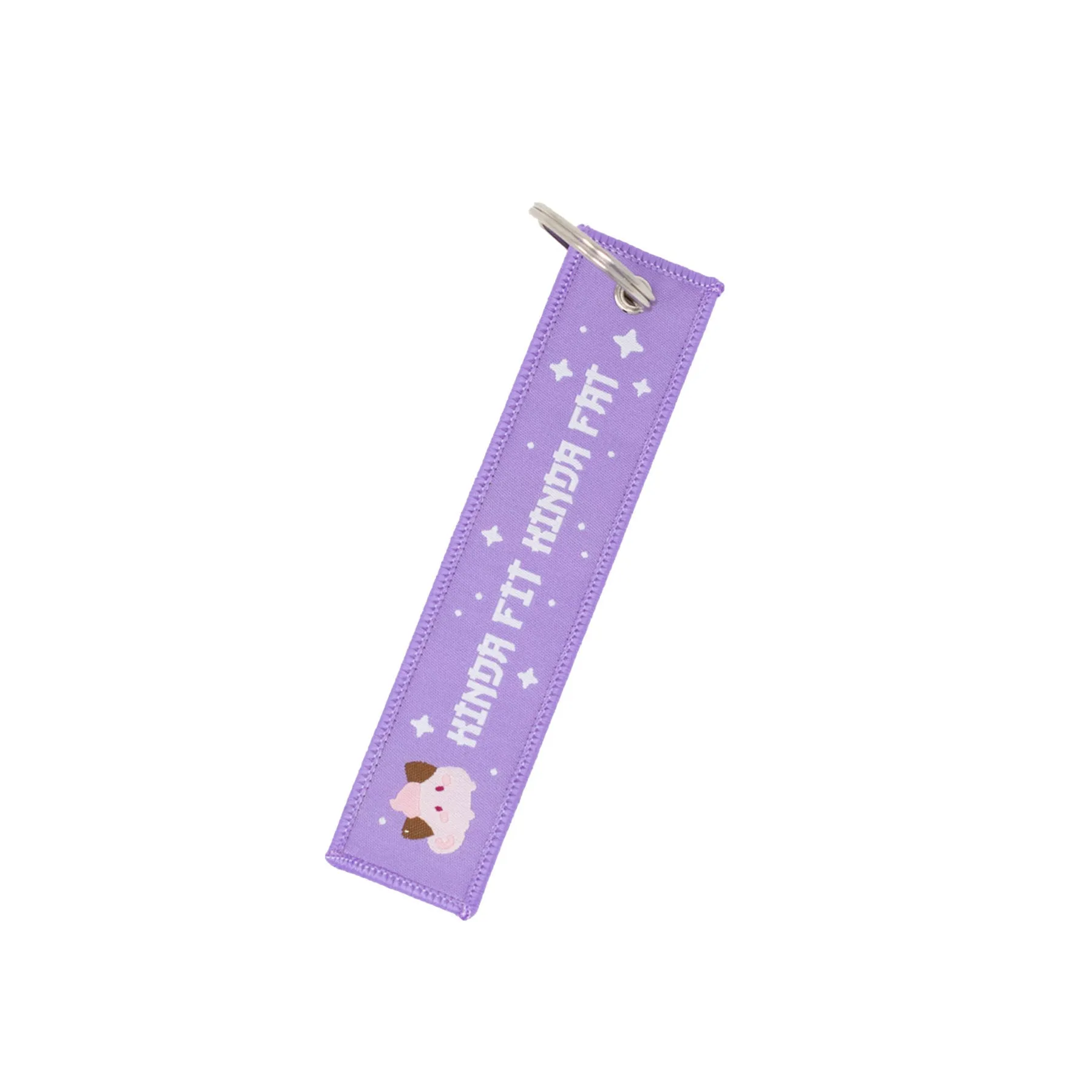 Kinda Fit Kinda Fat Liftfairy Jet Tag Keychain