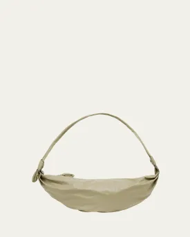 Large Croissant Leather Shoulder Bag
