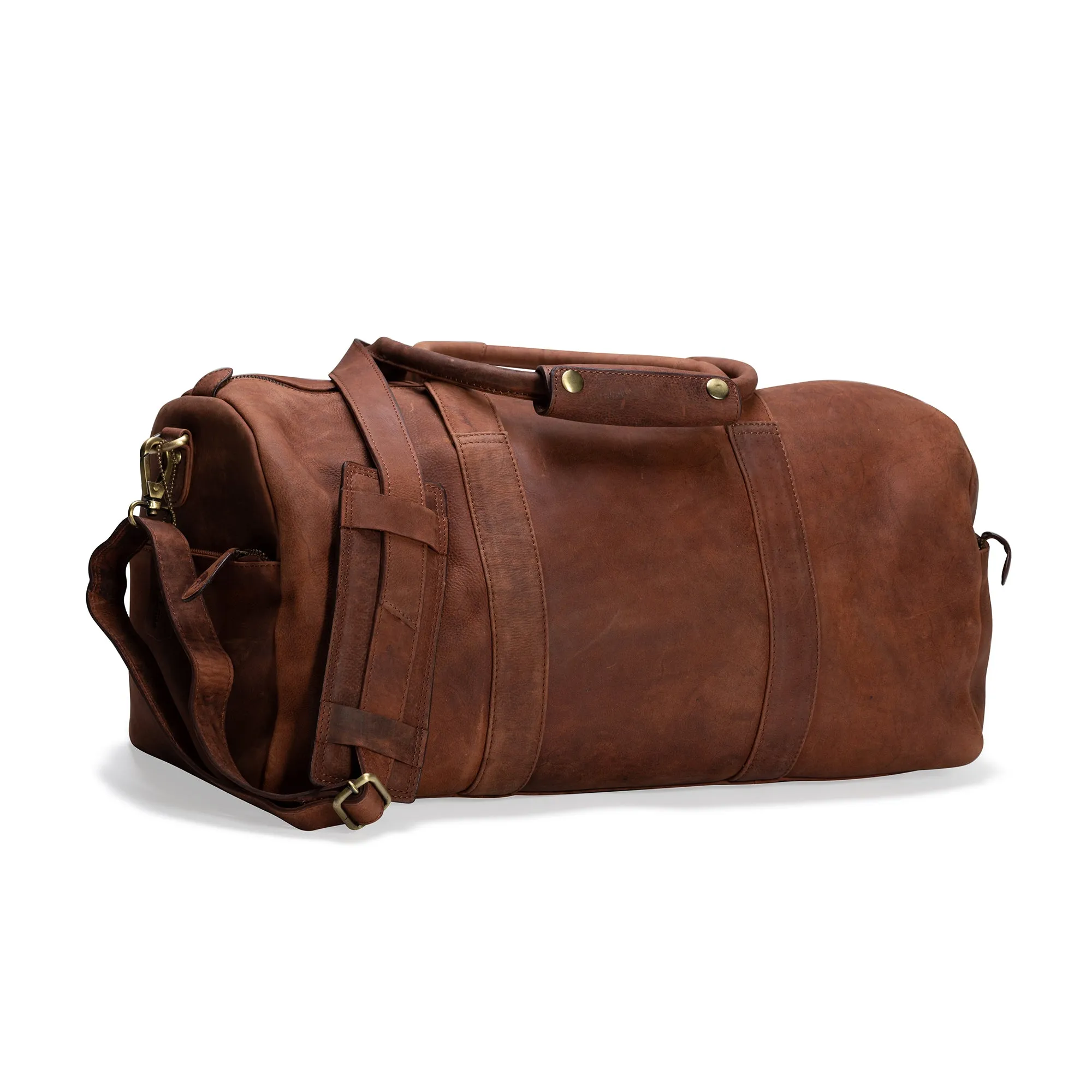 Leather Duffle Bag - Boston