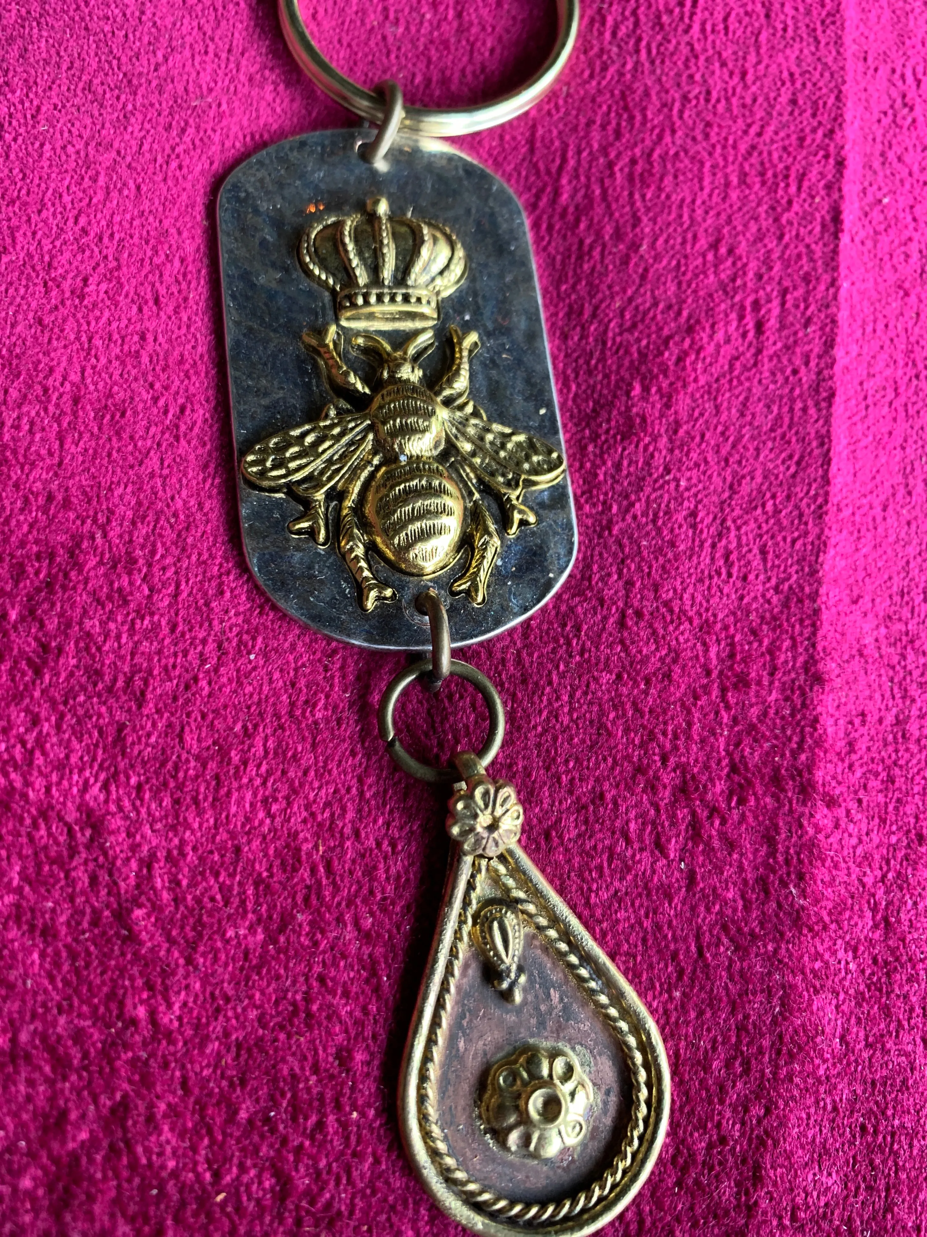 Leather Tassel Keychains