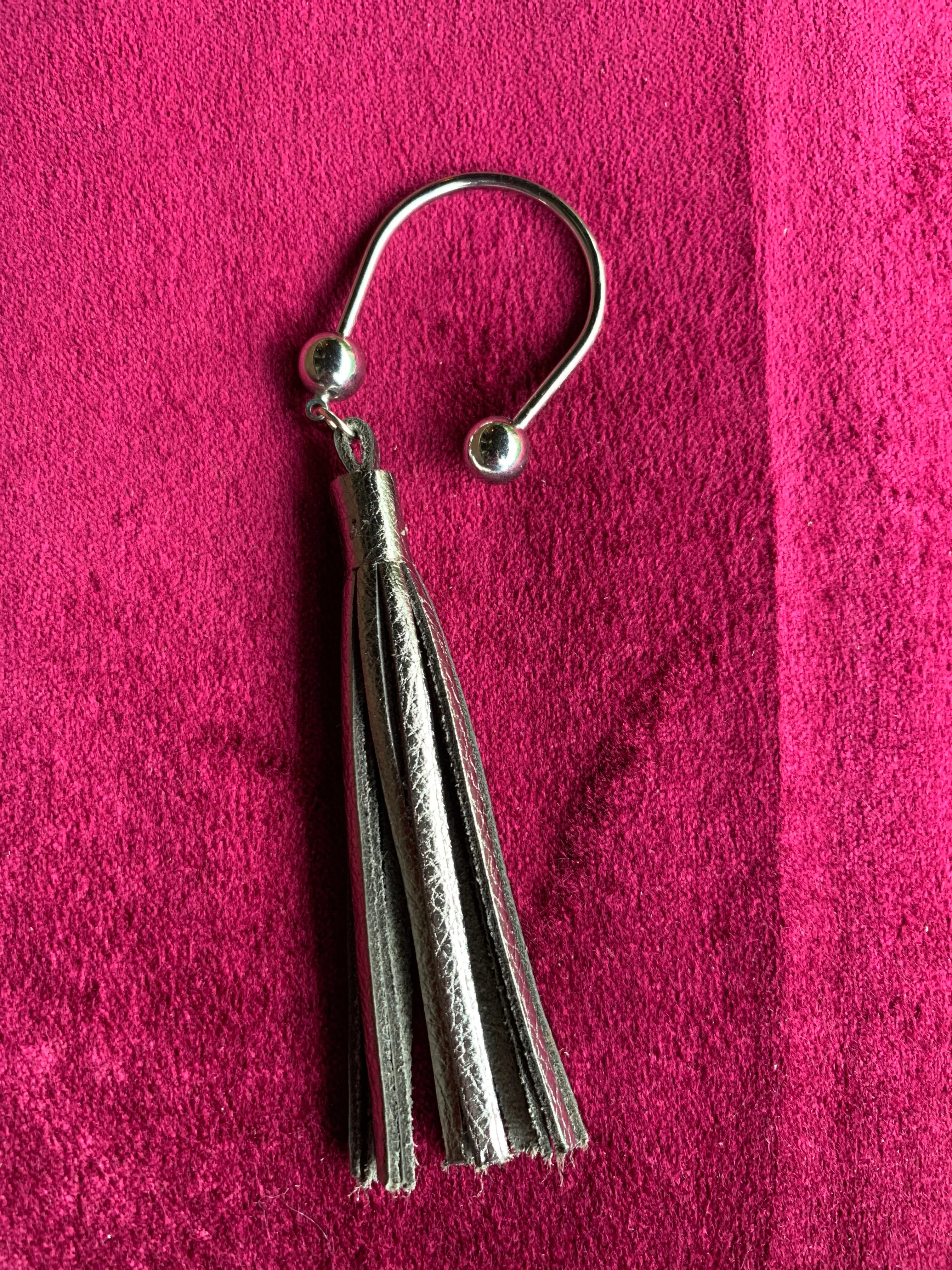 Leather Tassel Keychains